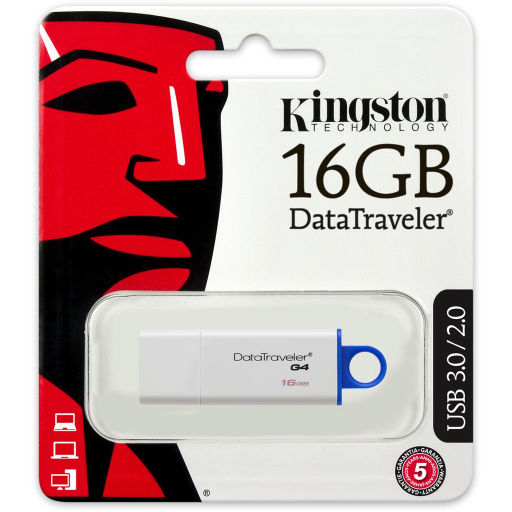 USB 3.0 16GB Kingston DataTraveler G4 - Bảo hành 5 năm