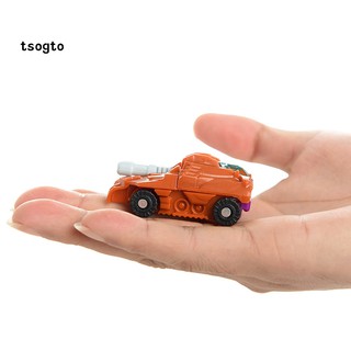 Set 10 mô hình xe biến hình robot mini cho bé