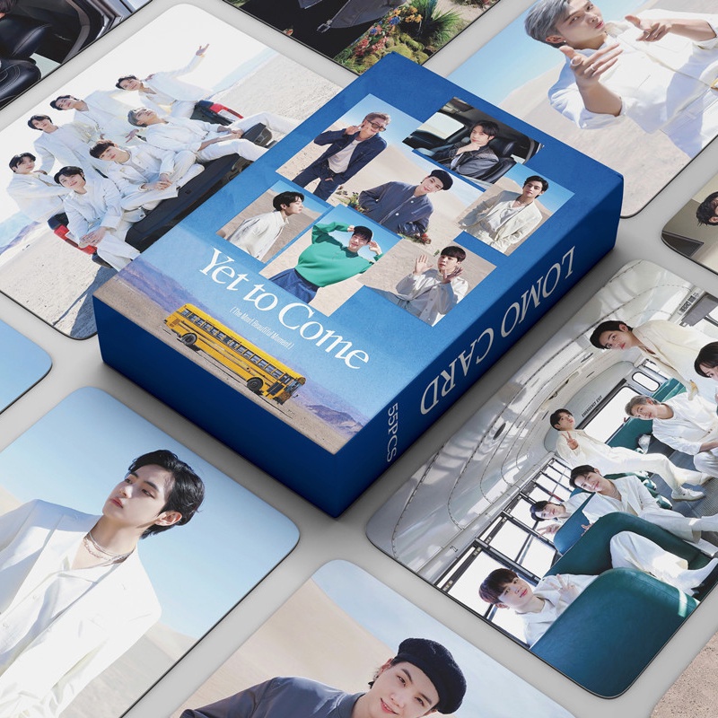 Hộp 55 Tấm Thẻ Hình Thành Viên Nhóm Nhạc BTS