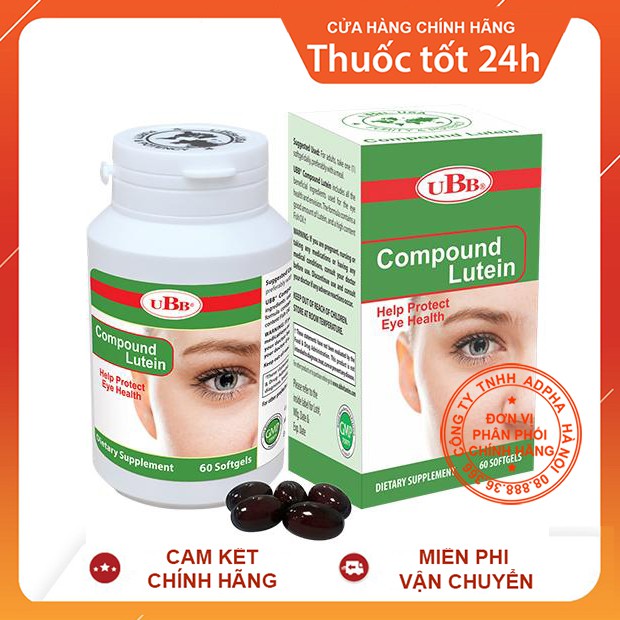 UBB® Compound Lutein - Bảo vệ mắt và tăng cường thị lực