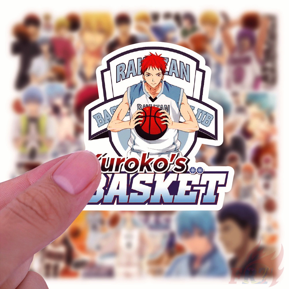 Bộ 50 Cái ❉ Miếng Dán Trang Trí Phong Cách Kuroko'S Basketball Series 01 ❉ Miếng Dán Trang Trí Hình Nhân Vật Kuroko Tetsuya