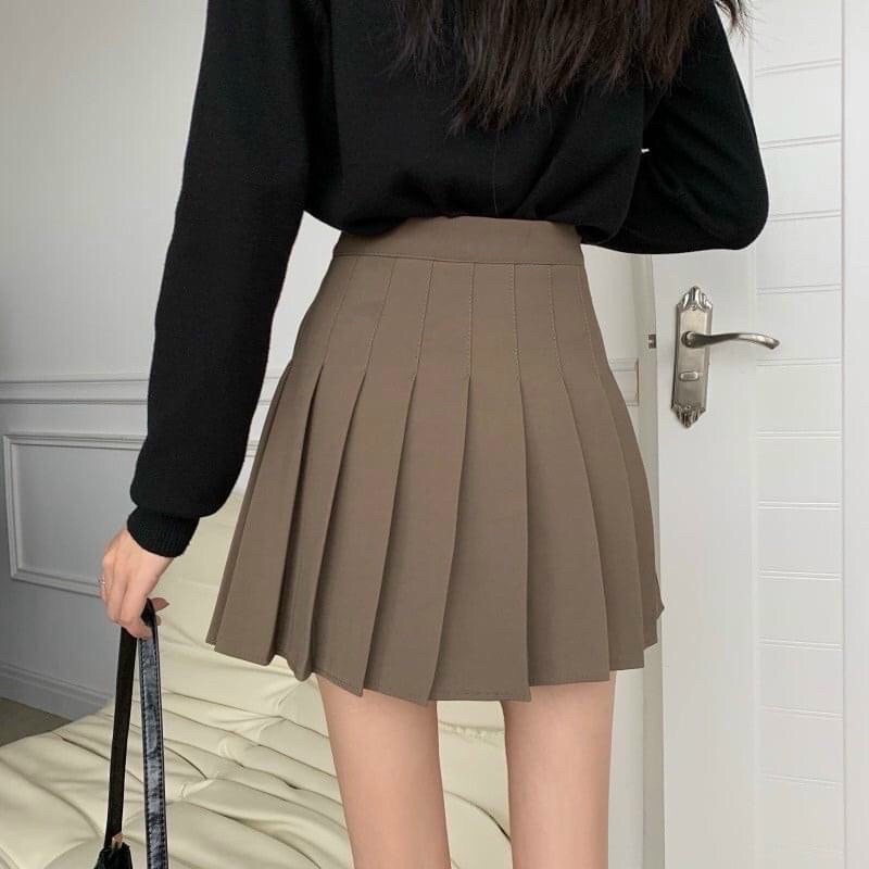 Chân Váy Tennis Mã CV08 🍓 Chân Váy Xếp Ly Ulzzang Vintage Nữ Có Quần Trong Đủ Màu Ảnh Thật + Video Lekemqc