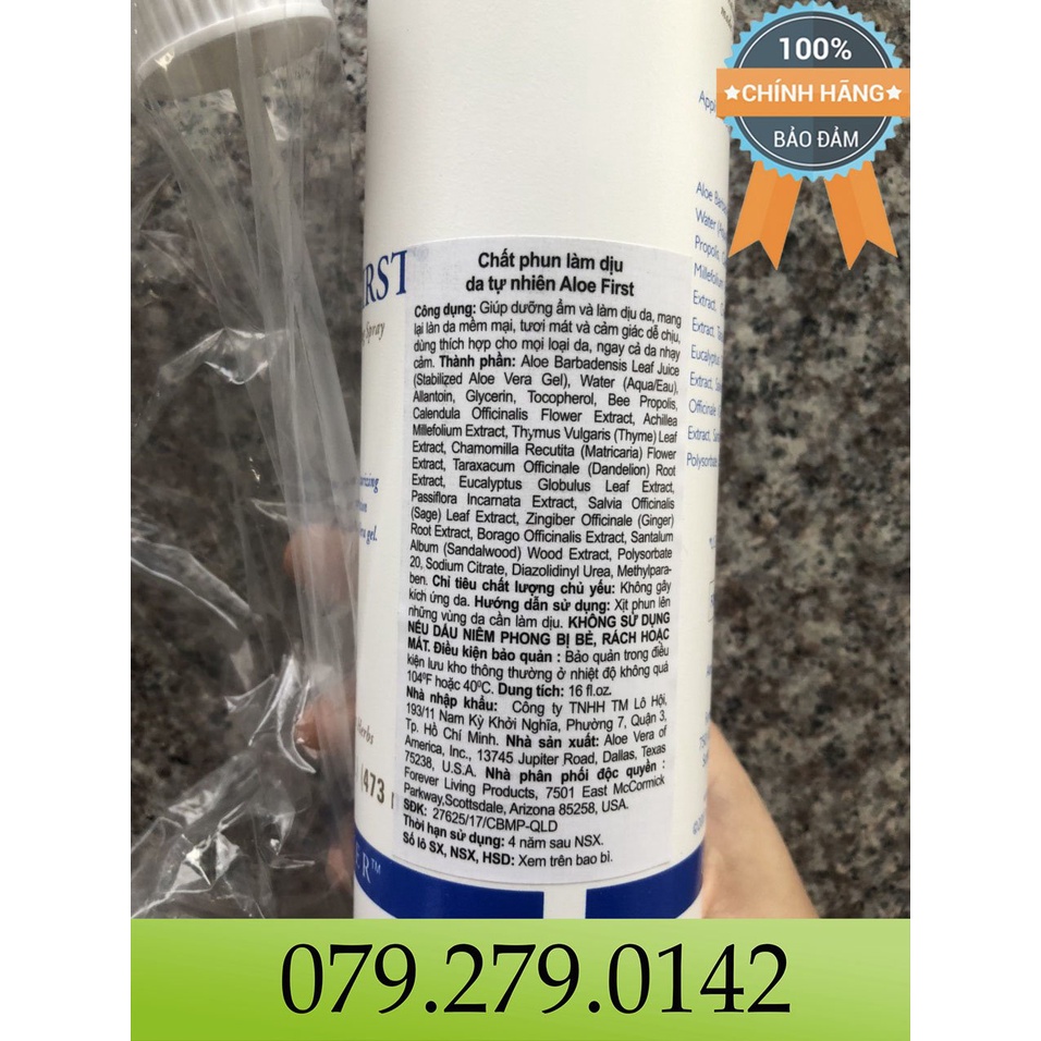 [RẺ VÔ ĐỊCH] Bình Xịt Khoáng Lô Hội Forever First 040FLP