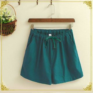 QUẦN SHORT NỮ 2 TÚI CẠP CHUN CỘT DÂY