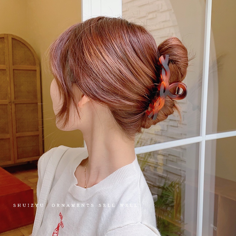 Kẹp tóc càng cua kích thước lớn màu sắc độc đáo thời trang dành cho nữ