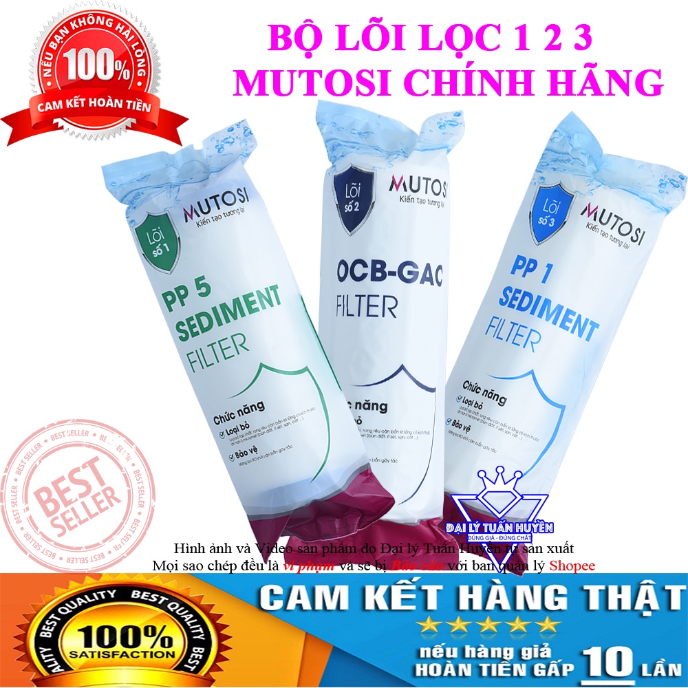 Lõi lọc nước số 123 MUTOSI chính hãng