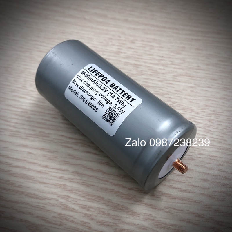 Pin LifePO4 32650 4600mAh 3.2V đủ dung lượng