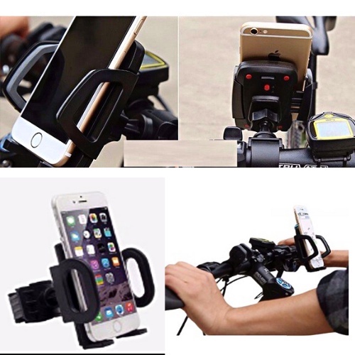 Kẹp Giá Đỡ Điện Thoại Gắn Vào Xe Đạp, Xe Mô Tô Và Có Nút Điểu Khiển Kích Cỡ Cho Mọi Loại Điện Thoại