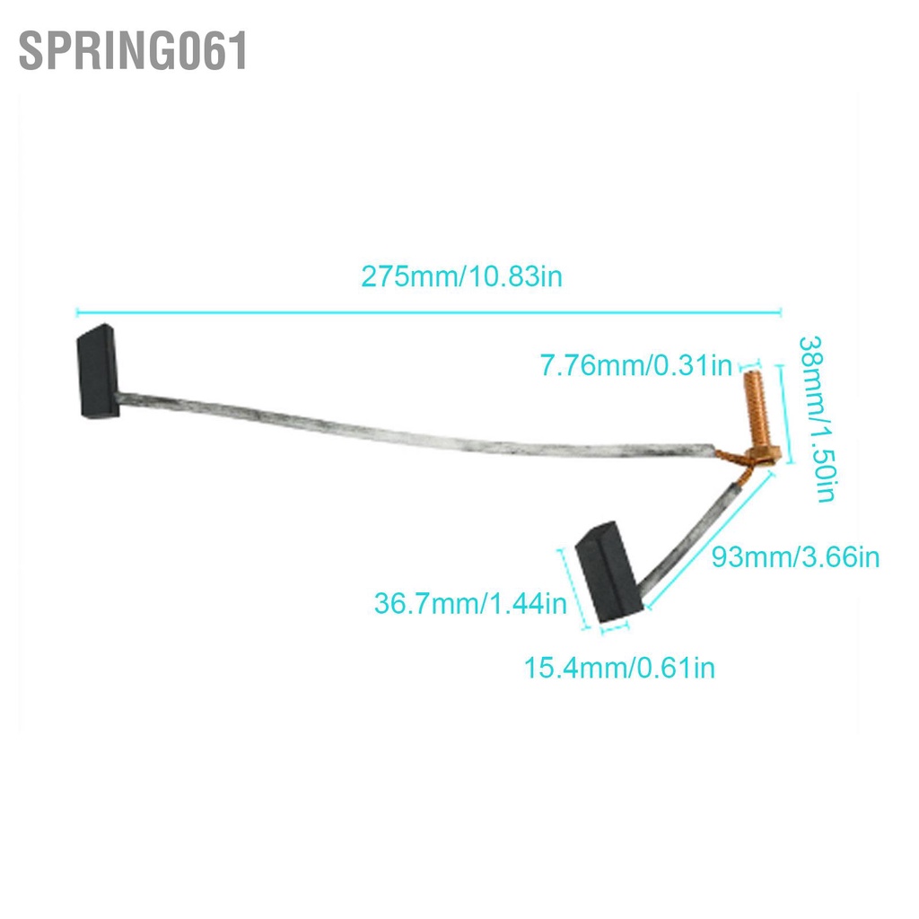 [Hàng Sẵn] 2 cái Bộ bàn chải động cơ 1017946 Club Car Phụ kiện cho G8 G9 G14 G16 Electric 36 48volt GE 1994 ‑ up【Spring061】