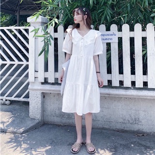 Đầm babydoll viền ren 2 màu (kèm hình thật)