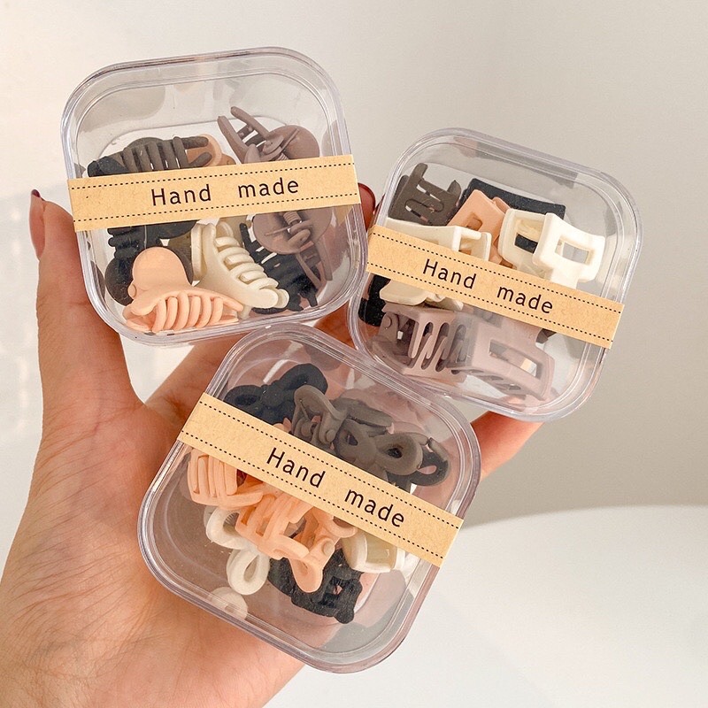 Set 10 kẹp Tóc Nhỏ Nhắn Phong Cách Hàn Quốc Mới Cho Bé Gái