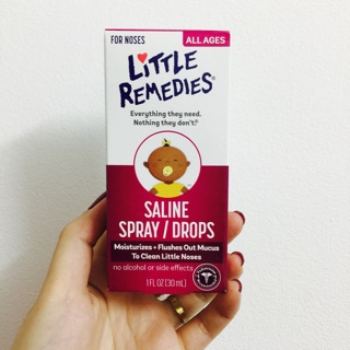 [SALE] Nhỏ & xịt mũi 2in1 Little Remedies - Hàng xách tay Mỹ