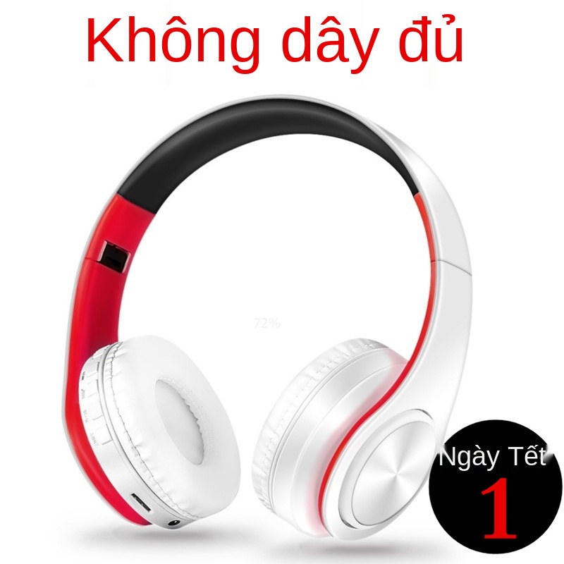 ☄▥Tai nghe gaming chụp Bluetooth chạy thẻ không dây cổ treo micro âm thanh nổi tay máy tính lái xe thể dục ăn gà unisex