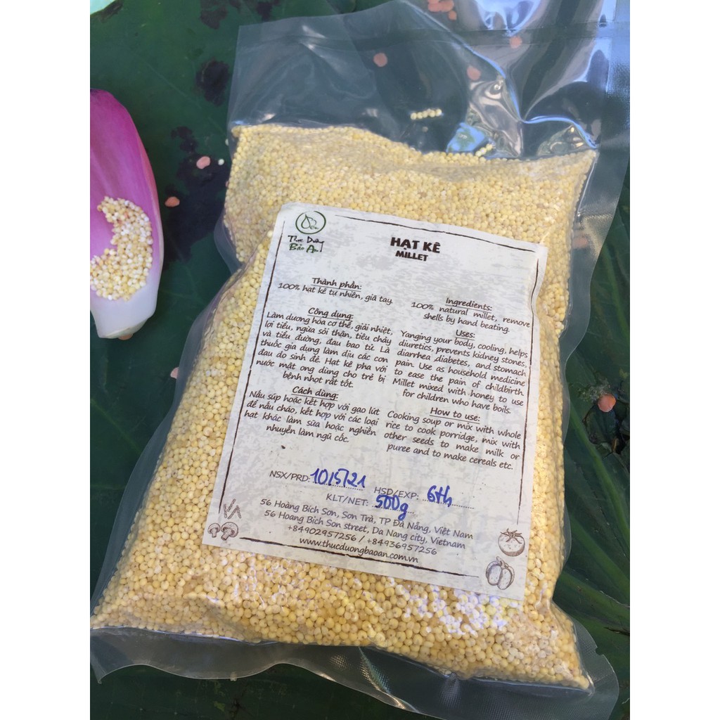 Hạt kê lứt-hạt cốc nguyên cám giàu dinh dưỡng