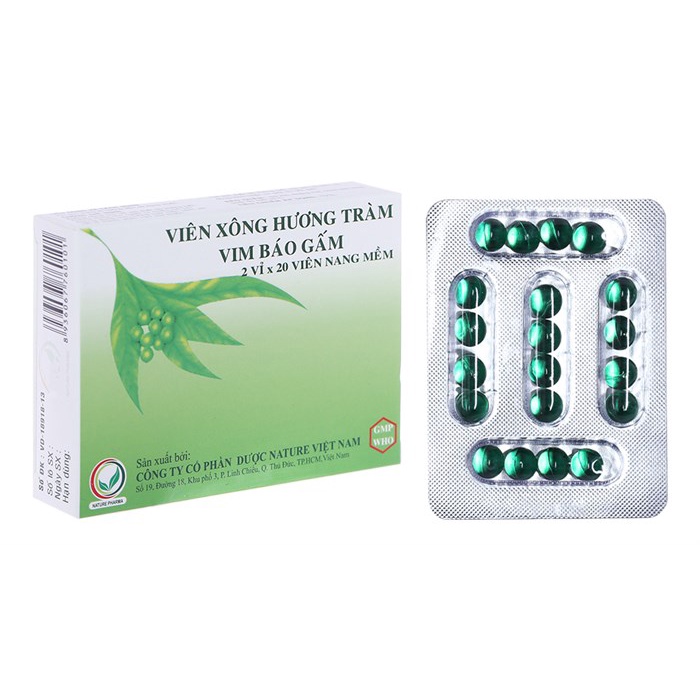 VIÊN XÔNG HƯƠNG TRÀM VIM BÁO GẤM HỘP 40 VIÊN