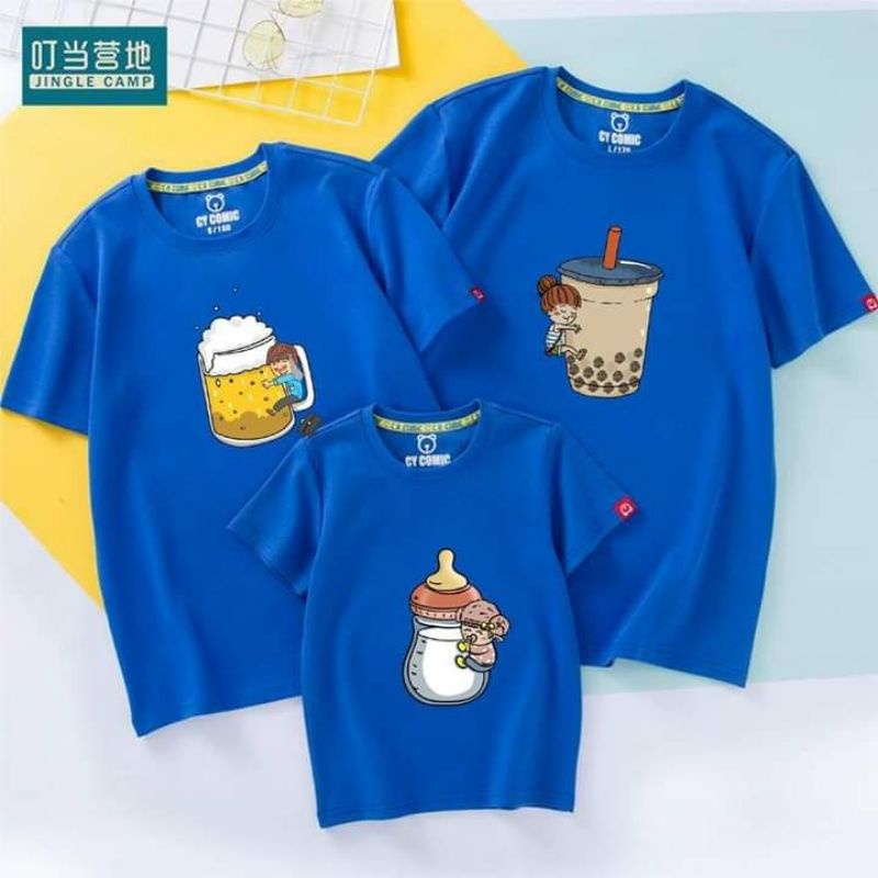 Áo thun gia đình size 8-95kg