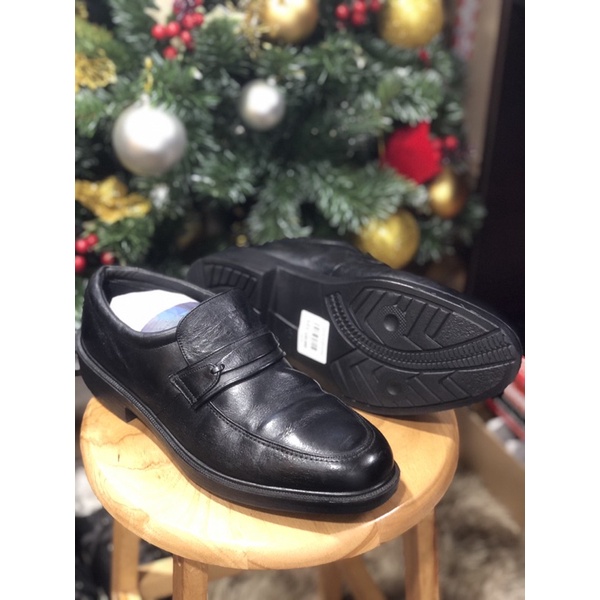 [Giày 2hand] [Size 43 (270)] [TonaShoe] Giày Da Mọi Dành Cho Các Anh Chân Bè Thương Hiệu Farrago Made In Japan