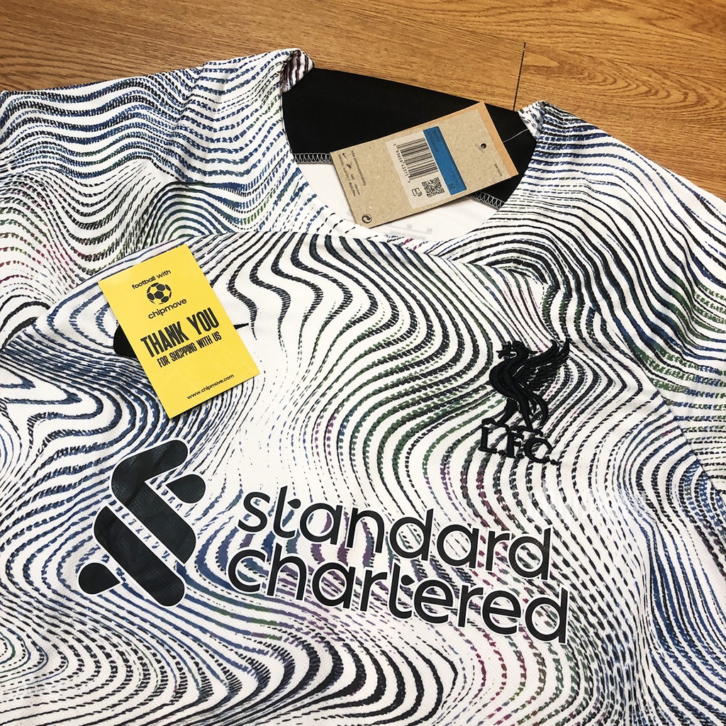 Bộ áo bóng đá Liverpool Trắng sân khách Thái cao cấp