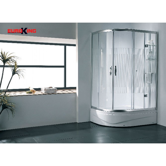 Phòng tắm vách kính Euroking EU-4449B, kính cường lực, bảo hành 02 năm