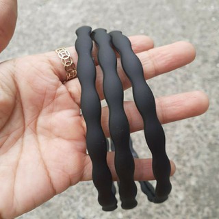 Bờm cài tóc eo màu đen nhám (bản 8mm)