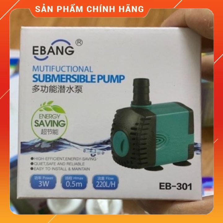 Máy Bơm Bể Cá EBANG 301- 220L/H-Máy Bơm Mini