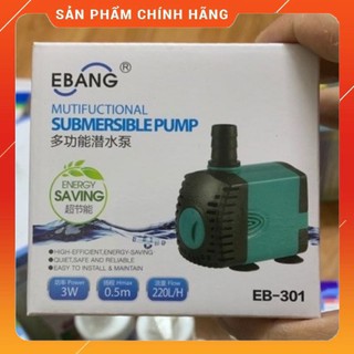 Máy bơm bể cá ebang 301- 220l/h-máy bơm mini