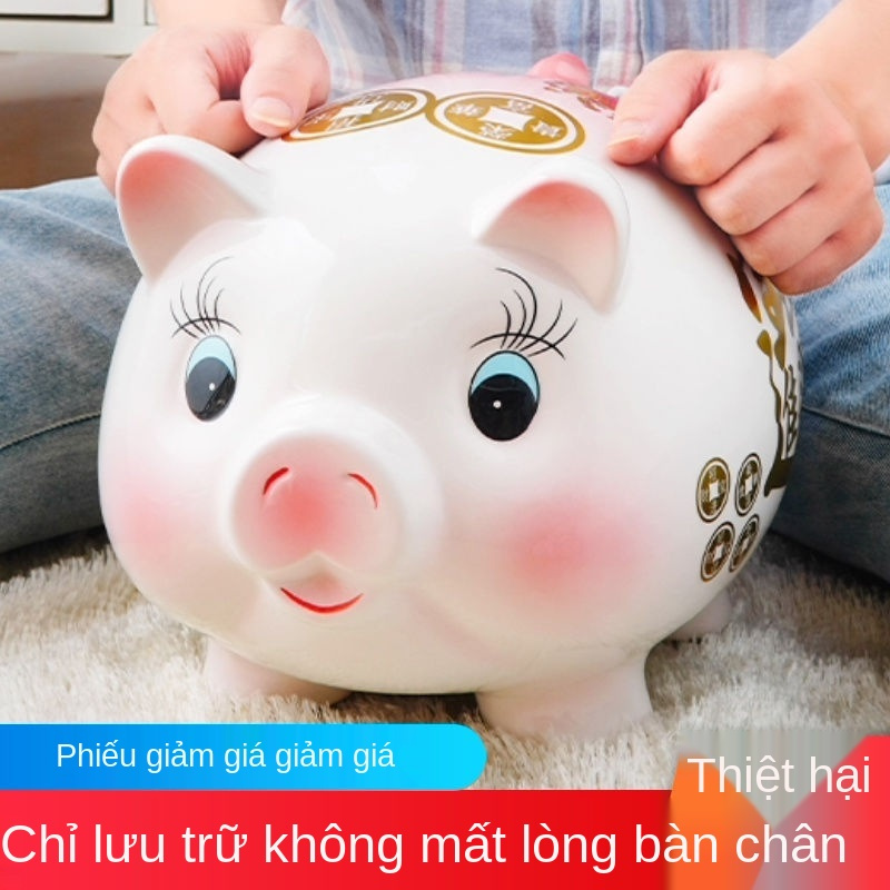 Con Heo Đất Bằng Gốm Giấy Bạc Quà Tặng Sáng Tạo Trẻ Em Và Bé Gái Tiết Kiệm  Trái Tim Chỉ Có Thể Nhập Không Được Đ | Shopee Việt Nam