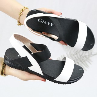 [Video] Giày sandal nữ Gia Vy chính hãng ( Giavy SK33 hậu thun cổ chân )