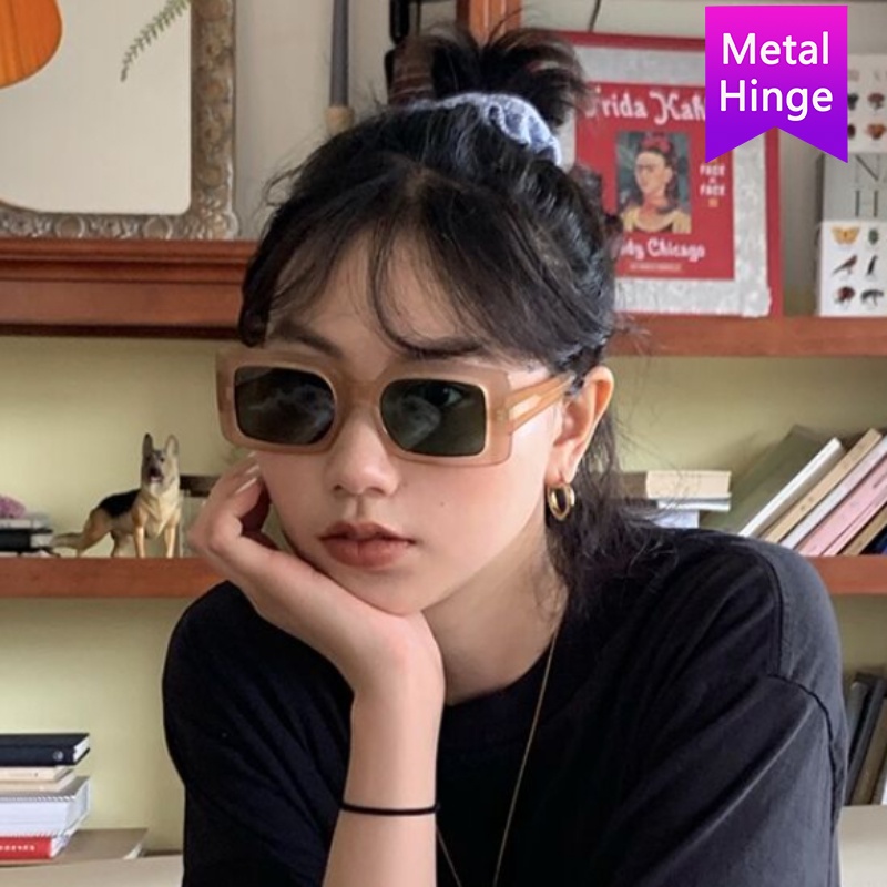 Kính mát gọng vuông lớn thời trang Âu Mỹ dành cho nam và nữ 2021