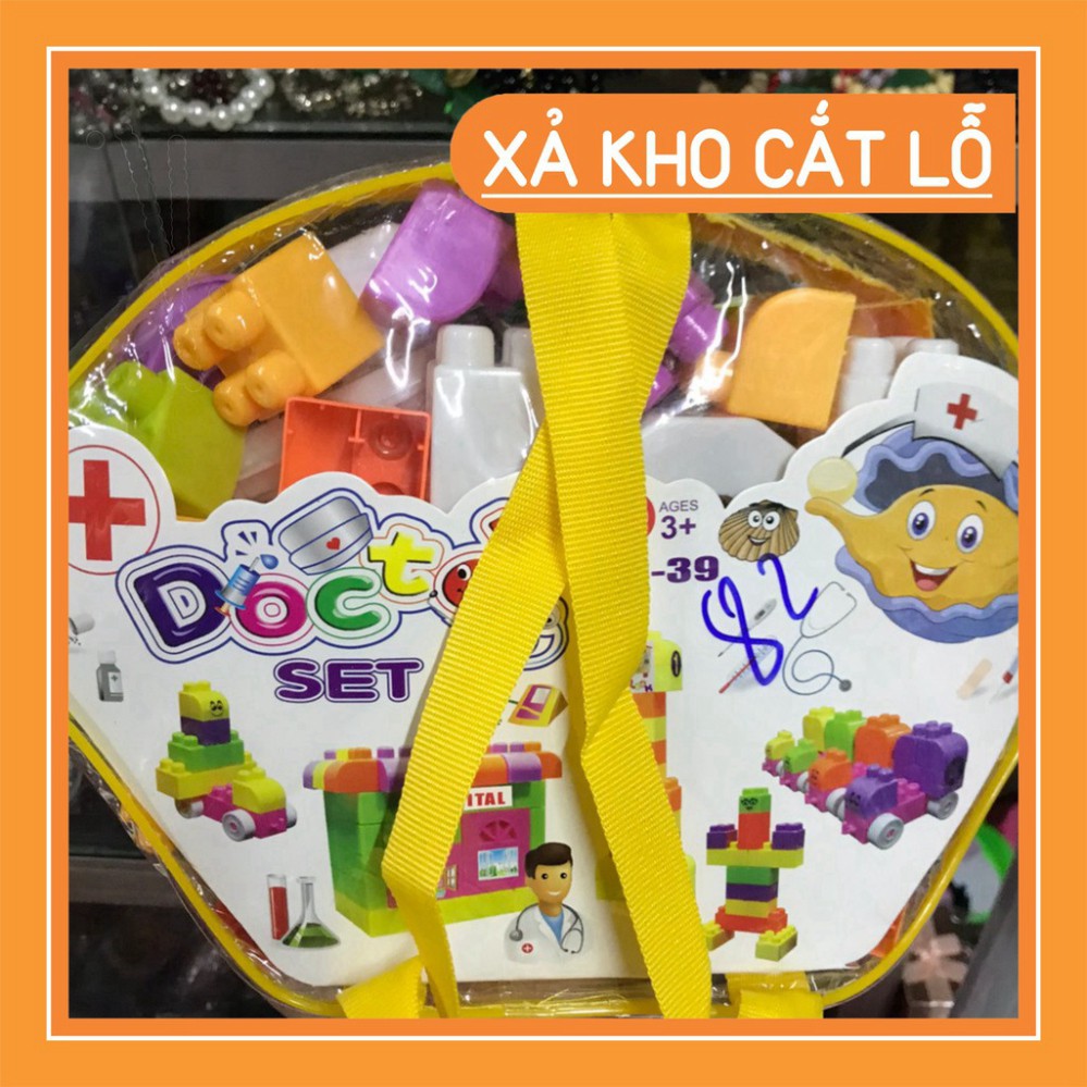 Bộ đồ chơi xếp hình bác sĩ. ( ảnh thật) (Giá tốt nhất )