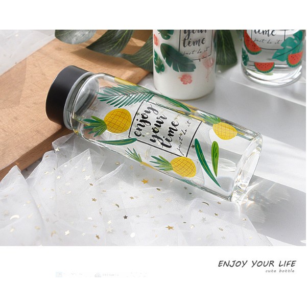 BÌNH THỦY TINH ENJOY YOUR TIME 500ML | BigBuy360 - bigbuy360.vn