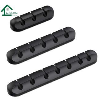 Dụng cụ cố định dây cáp sạc / cáp mạng manager tự dính để bàn