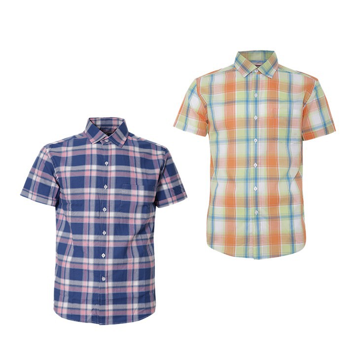 Combo 2 Áo Sơ Mi Nam Sọc Caro Gabofashion Cao Cấp CSM032 ( nhiều màu ) hàng vnxk