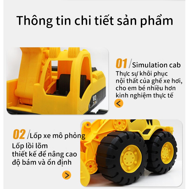Xe mô hình đồ chơi thú vị an toàn cho bé DOMIBRO