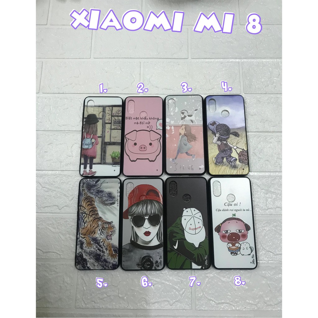 ỐP LƯNG THỜI TRANG CHO XIAOMI MI8