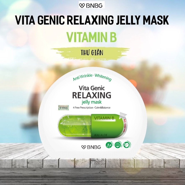 Mặt nạ viên thuốc Vita Genic BNBG Mẫu Mới - Hàng Chính Hãng Có Tem