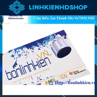Cảm biến âm thanh mic 9x7mm 56db zin