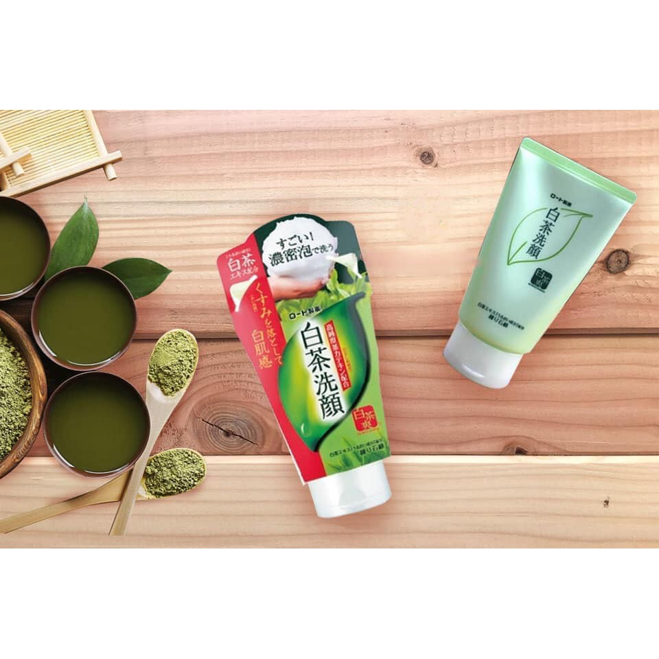 Sữa Rửa Mặt Trà Xanh Rohto Shirochasou Green Tea Nhật Bản