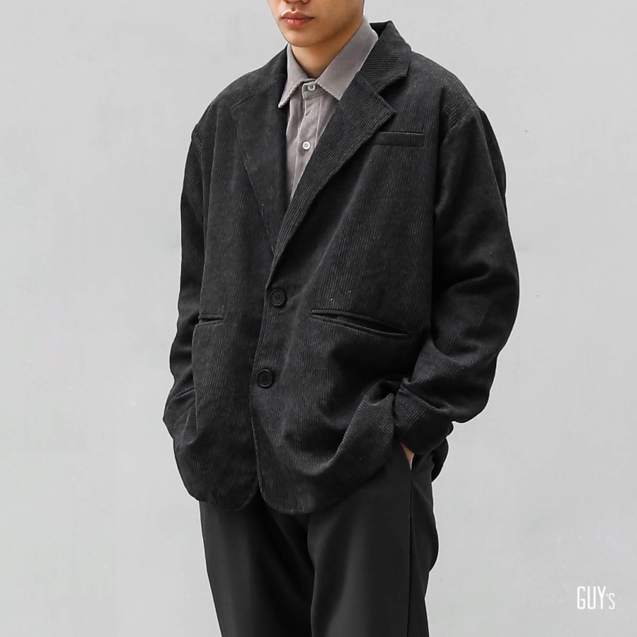[HÀNG THIẾT KẾ] Áo Khoác Blazer Nhung Tăm Good GUY Blazer GUY's CLoset - Áo Blazer Vintage Chất liệu Nhung Tăm