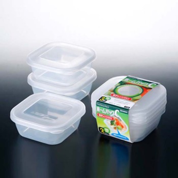 Set 2 hộp nhựa đựng thực phẩm Nakaya 750ml Hàng Nội Địa Nhật