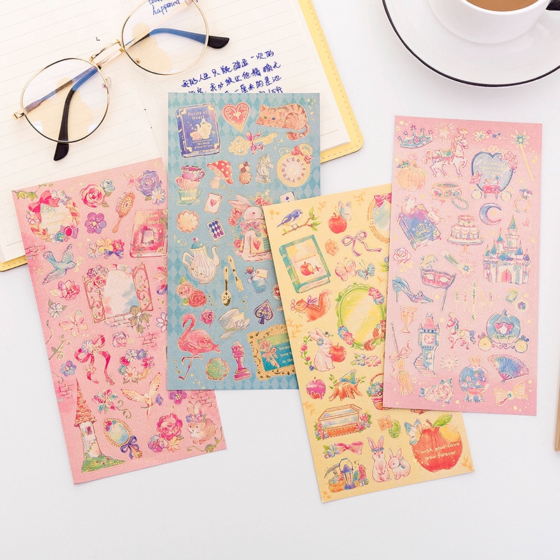 Sticker Dán Trang Trí Album Ảnh Hình Hoạt Hình