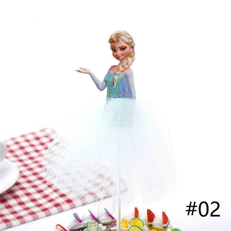 Phụ kiện trang trí bánh kem/topper họa tiết công chúa độc đáo cho bé