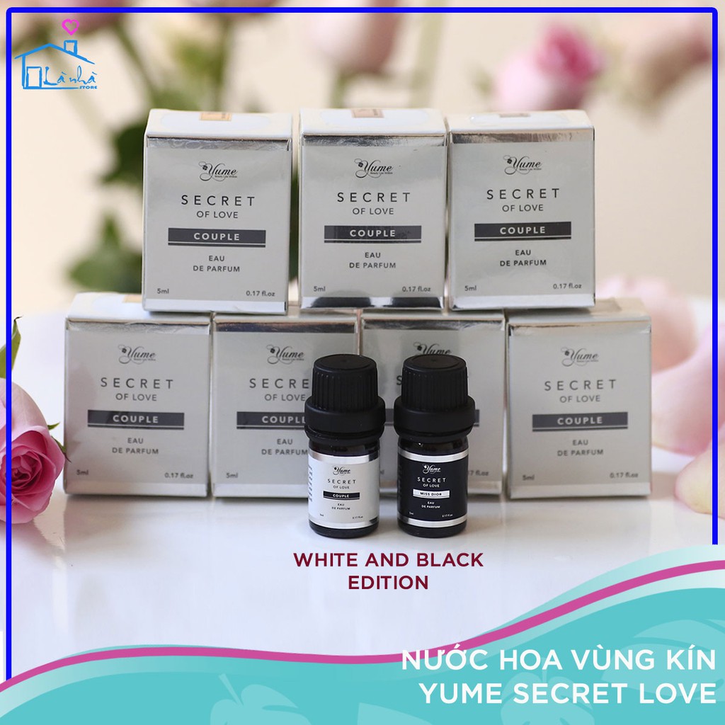 Nước hoa vùng kín YUME Secret Of Love 5ml nữ giúp khử mùi hôi, kháng khuẩn, làm sạch hiệu quả, lưu hương quyến rũ