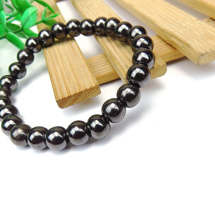 Chuỗi Vòng Tay Hạt Bi Kim Loại Nam Châm 8mm
