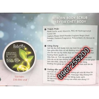 MỸ PHẨM REBORN - Tẩy da chết body