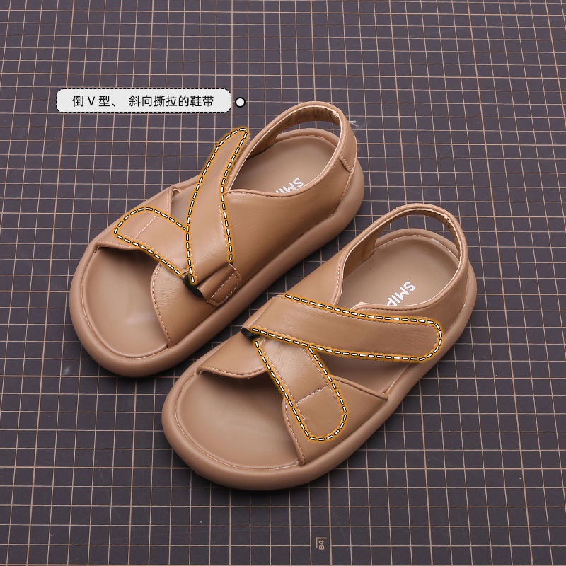 Giày Sandal Thể Thao Mùa Hè Đế Mềm Hở Ngón Thoáng Khí Dễ Phối Đồ Cho Bé Trai