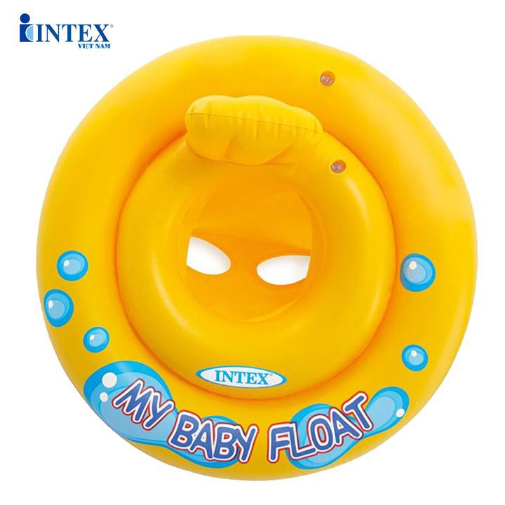 Phao bơi xỏ chân chống lật Intex có tựa lưng đỡ đầu cho bé