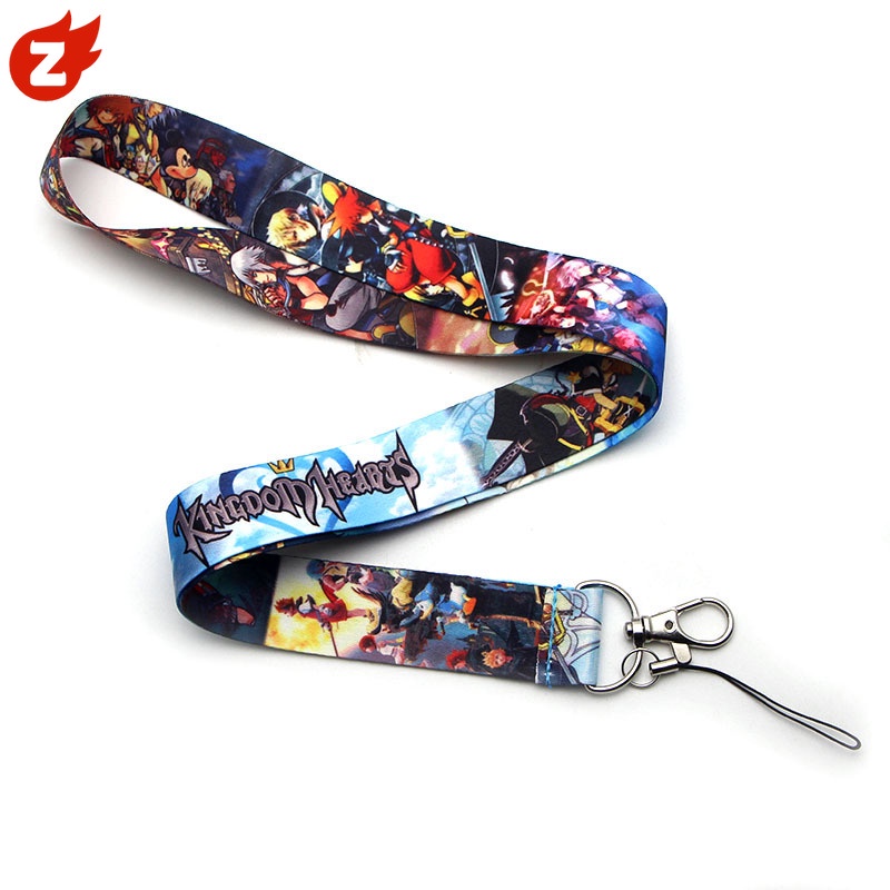 1 Dây Đeo Thẻ ID Họa Tiết Kingdom Hearts Dễ Thương