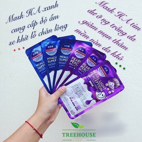 Hộp 20 Miếng Mặt Nạ HA MayCreate Xanh Và Tím Nội Địa Trung | BigBuy360 - bigbuy360.vn