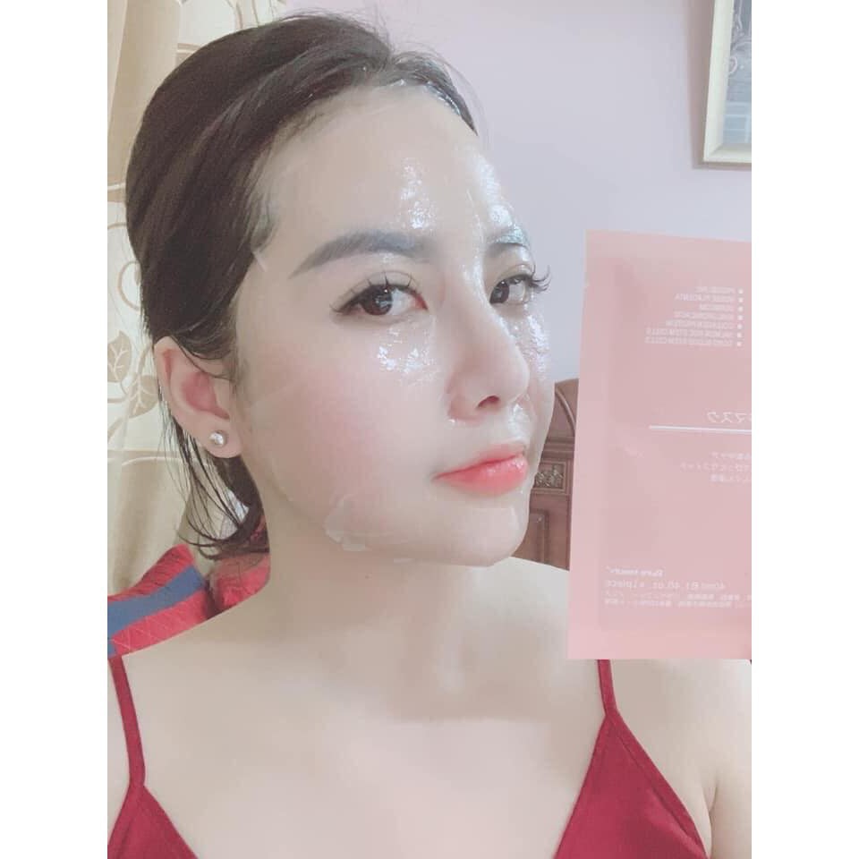 Mặt nạ Nhau Thai Nhật Bản, Mask Nhau Thai Cừu Dưỡng Da Chính Hãng Hộp 50 Miếng